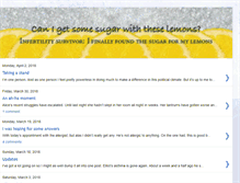 Tablet Screenshot of canigetsomesugarwiththeselemons.blogspot.com