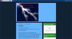 Desktop Screenshot of of-charlie-bone-and-doctor-who.blogspot.com