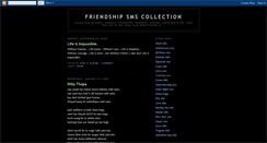 Desktop Screenshot of frenshipsms.blogspot.com