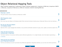 Tablet Screenshot of ormtools.blogspot.com