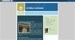 Desktop Screenshot of futbolcordobes.blogspot.com