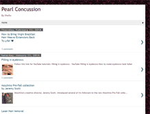 Tablet Screenshot of pearlconcussion.blogspot.com
