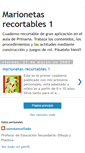 Mobile Screenshot of marionetasrecortables1.blogspot.com