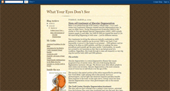 Desktop Screenshot of ocularhistoplasmosis.blogspot.com