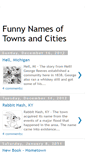 Mobile Screenshot of funnynames-towns.blogspot.com