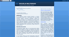 Desktop Screenshot of escuelas-multigrado.blogspot.com