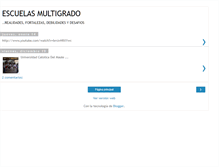 Tablet Screenshot of escuelas-multigrado.blogspot.com