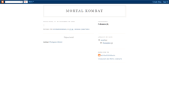 Desktop Screenshot of mortalkombats1.blogspot.com