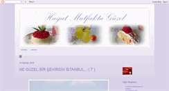 Desktop Screenshot of hayatmutfaktaguzel.blogspot.com