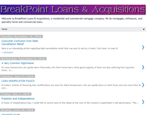 Tablet Screenshot of breakpointloans.blogspot.com