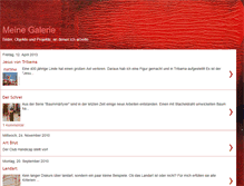 Tablet Screenshot of meinegalerie.blogspot.com