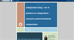 Desktop Screenshot of compuntoessoyelprimero.blogspot.com