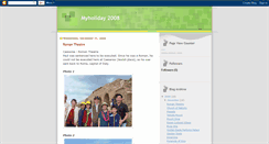 Desktop Screenshot of myholiday-2008.blogspot.com
