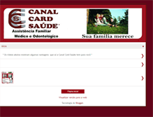 Tablet Screenshot of canalcardsaude.blogspot.com