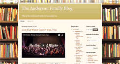 Desktop Screenshot of andersonfamilysav.blogspot.com