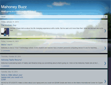 Tablet Screenshot of mahoneybuzz.blogspot.com