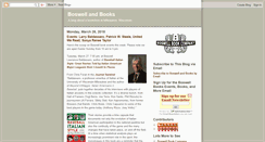 Desktop Screenshot of boswellandbooks.blogspot.com