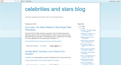 Desktop Screenshot of celebritiesandstarsblog.blogspot.com