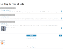 Tablet Screenshot of nicoetlala.blogspot.com