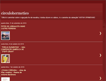 Tablet Screenshot of circulohermetico.blogspot.com