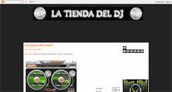 Desktop Screenshot of latiendadeldj.blogspot.com