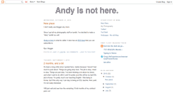 Desktop Screenshot of andyisnothere.blogspot.com