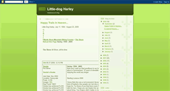 Desktop Screenshot of littledogharley.blogspot.com