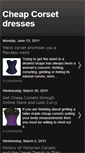 Mobile Screenshot of corset-dress.blogspot.com
