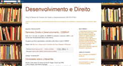 Desktop Screenshot of desenvolvimentoedireito.blogspot.com