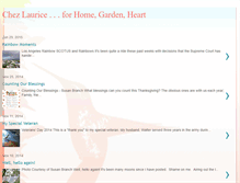 Tablet Screenshot of chezlaurice.blogspot.com