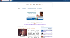 Desktop Screenshot of ivfnewsnigeria.blogspot.com