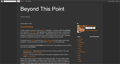 Desktop Screenshot of beyondthispoint.blogspot.com