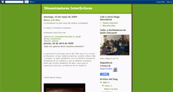Desktop Screenshot of dinamizadoreslocales.blogspot.com