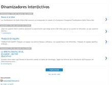 Tablet Screenshot of dinamizadoreslocales.blogspot.com