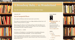 Desktop Screenshot of abroadwaybaby.blogspot.com