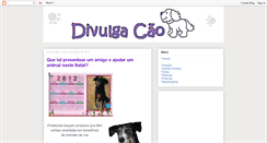 Desktop Screenshot of divulga-cao.blogspot.com