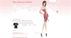 Desktop Screenshot of buydressesonline.blogspot.com