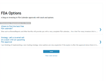 Tablet Screenshot of fdaoptions.blogspot.com