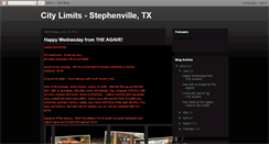 Desktop Screenshot of citylimitstx.blogspot.com