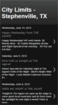 Mobile Screenshot of citylimitstx.blogspot.com