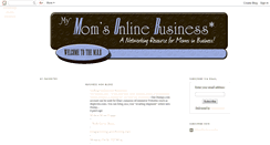 Desktop Screenshot of mymomsonlinebusiness.blogspot.com