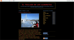 Desktop Screenshot of eltecladodelosalborotos.blogspot.com