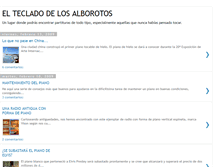 Tablet Screenshot of eltecladodelosalborotos.blogspot.com
