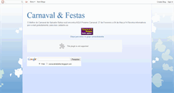 Desktop Screenshot of carnavalnabahia.blogspot.com