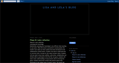 Desktop Screenshot of lelaandlisa.blogspot.com