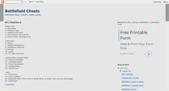 Desktop Screenshot of battlefield-cheats.blogspot.com