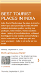 Mobile Screenshot of best-tourist-places-in-india.blogspot.com