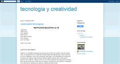 Desktop Screenshot of creatividades-tecnologicas.blogspot.com