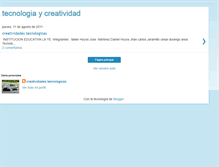 Tablet Screenshot of creatividades-tecnologicas.blogspot.com