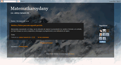 Desktop Screenshot of matematkaroydany.blogspot.com